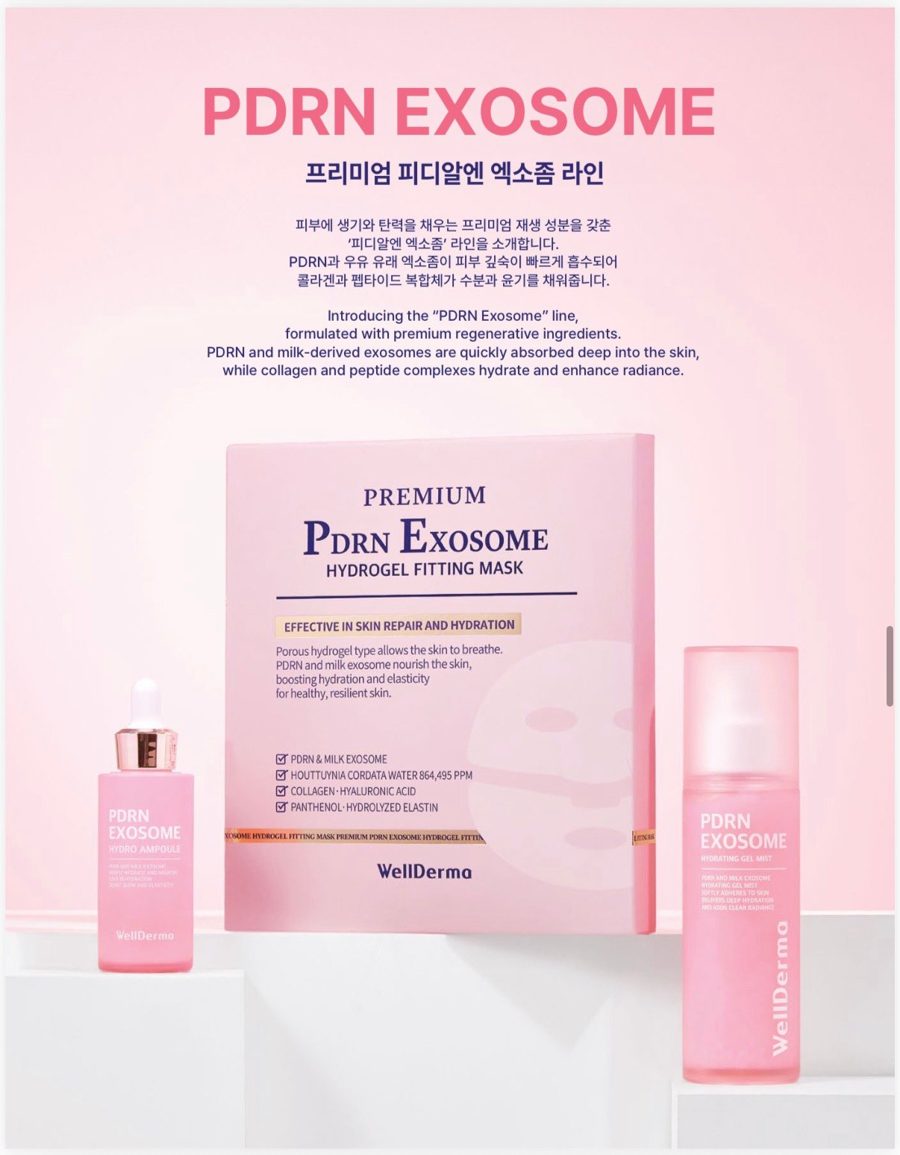 Premium PDRN Exosome hydrogel fitting mask